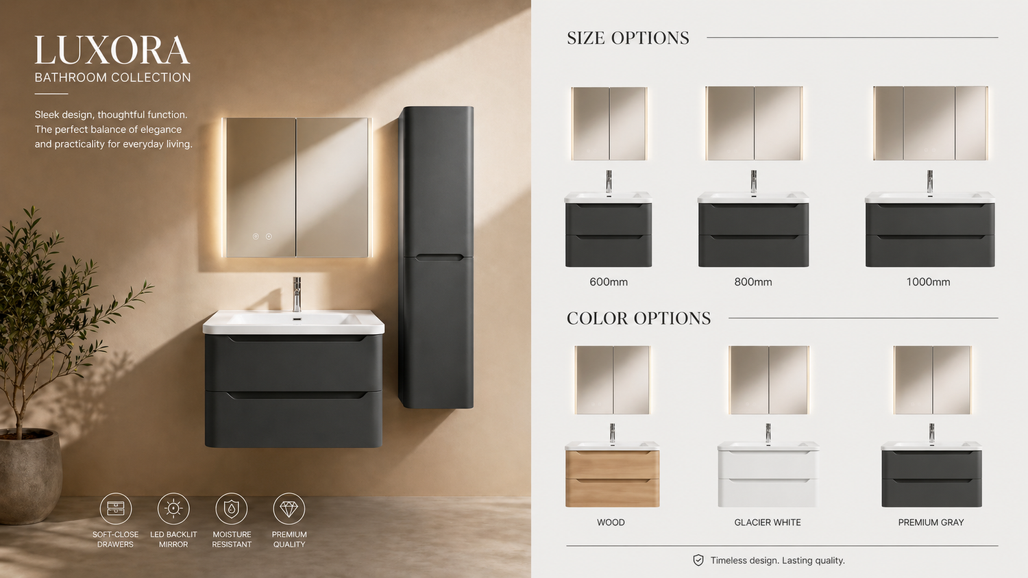 Luxora Bathroom Collection