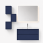 05-1000mm/Blue-Modern Floating Vanity-Square Modular Cabinets
