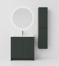 06-800mm/Green-Fluted Vanity Set