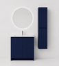 06-800mm/Blue-Fluted Vanity Set