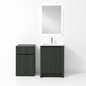07-600mm/Green-Ribbed Floor-Standing Vanity