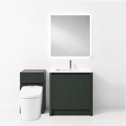 07-800mm/Green-Ribbed Floor-Standing Vanity