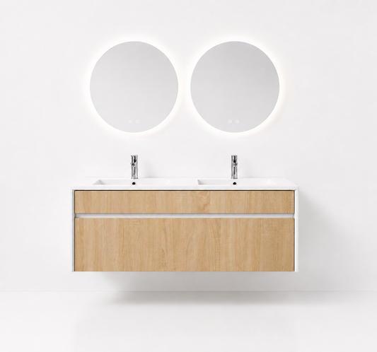 08-1200mm/Luna 1200 - Double Floating Vanity